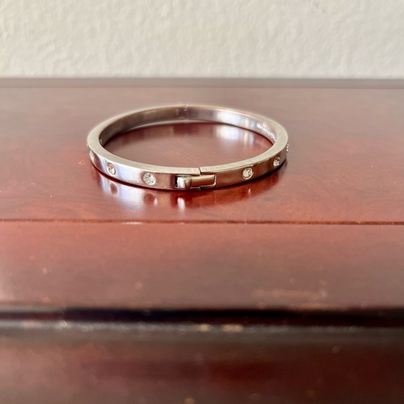 Kate Spade Silver Crystal Bangle - Picture 2 of 7